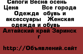 Сапоги Весна осень  › Цена ­ 1 700 - Все города Одежда, обувь и аксессуары » Женская одежда и обувь   . Алтайский край,Заринск г.